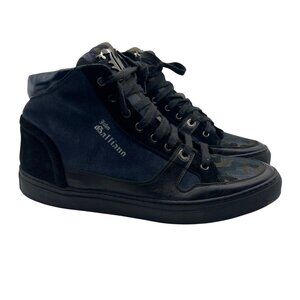 John Galliano Variante High Top Signature Boots Men's US9.5  EU 43